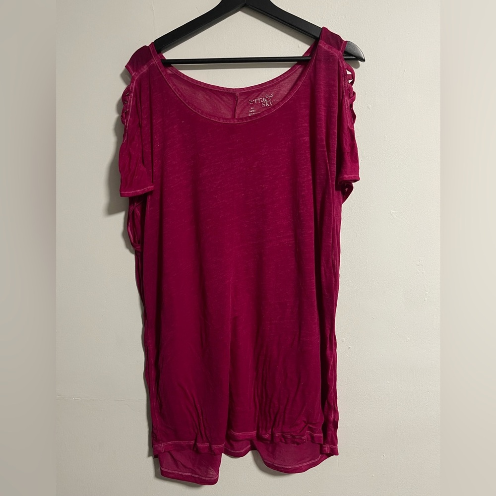 Terra & Sky Women's Burgundy Top